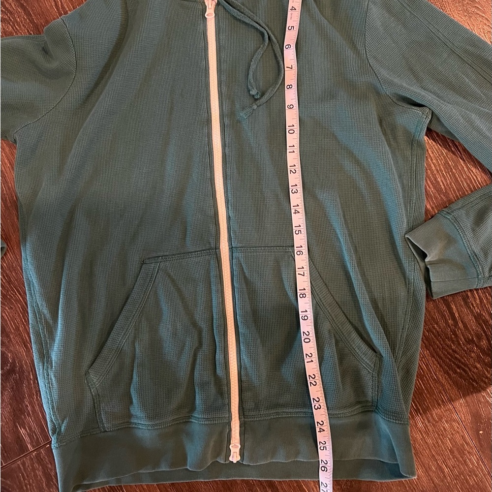 VINCE Women Green Zip Up Sweater-‎ Medium - Picture 6 of 10